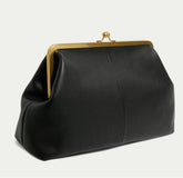 The "Zariah" Oversized Statement Clutch in Midnight Black | Pre-Order - Ships in 7-14 Business Days
