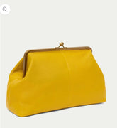 The "Zariah" Oversized Statement Clutch in Amber | Pre-Order - Ships in 7-14 Business Days