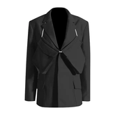 The "Deserae" Blazer in Black | Ready to Ship