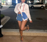 The "Aaliyah" Suspender Shirt | Ready to Ship — 40% OFF
