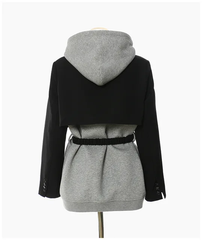 The "Double-Up" Hooded Sweatshirt Blazer | Pre-Order - Ships Nov 5th - Nov 15th