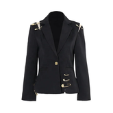 The "Pinned Up" Blazer in Black | Ready to Ship β 40% OFF