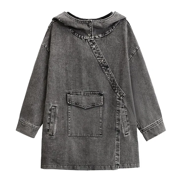 The "Denim Domination" Hooded Poncho Dress/Jacket ES Fashion LAB The "Denim Domination" Hooded Poncho Dress/Jacket ES Fashion LAB