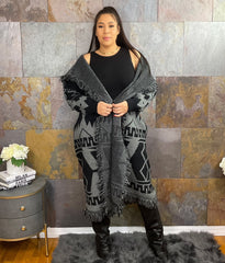 The "Ayla" Oversized Belted Maxi Sweater Cardigan |Ready to Ship