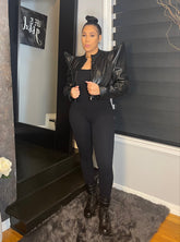 The "Fierce Velocity" Moto Jacket in Black β Warehouse Sale | Code: 40%OFF