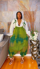 The "Jahzara" Oversized Harem Jumper in Green | Ready to Ship