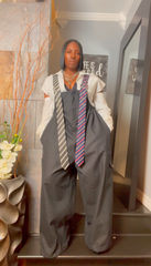 The "Shanice" Oversized Jumper in Blackish Blue | Free Shipping Included