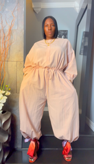 The "Nyelle" Oversized Jumper in Blush | Free Shipping Included