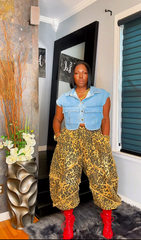 The "Payton" Harem Capri Jogger in Leopard | Pre-Order - Ships Between September 10th and September 15th