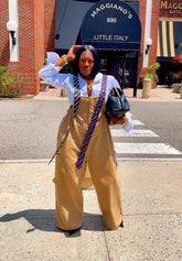 The "Shanice" Oversized Jumper in Khaki | Free Shipping Included