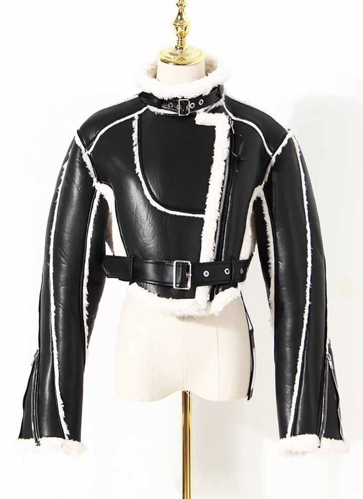 The "Zenai" Aviator Coat in Black | Ready to Ship