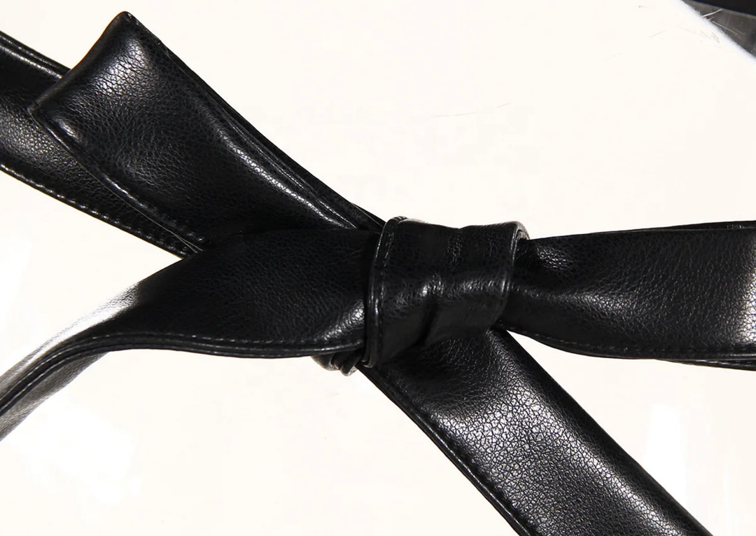 The "Astoria" Faux Leather Crop Blazer Jacket in Black | Pre-Order - Ships Between November 30th - December 20th