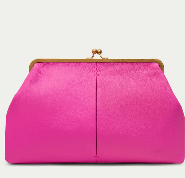 The "Zariah" Oversized Statement Clutch in Fuchsia | Ships Around June 21st