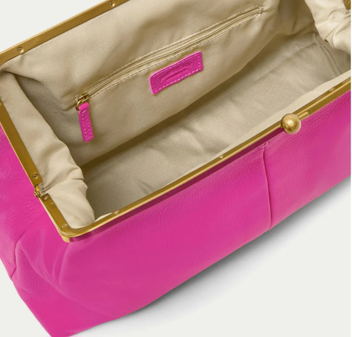 The "Zariah" Oversized Statement Clutch in Fuchsia | Ships Around June 21st