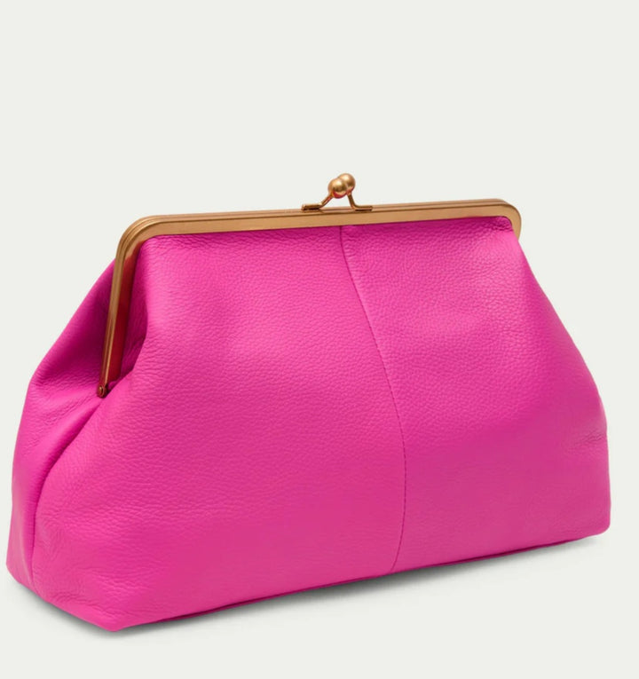 The "Zariah" Oversized Statement Clutch in Fuchsia | Ships Around June 21st