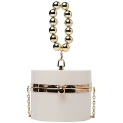 The "Zaida" Bucket Bag in Ivory | Ready to Ship — 40% OFF