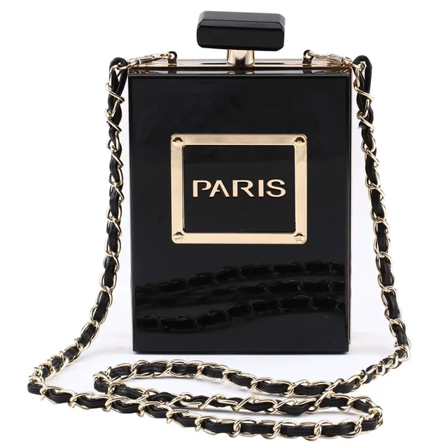 The "Paris Perfume" Bag in Black | Ready to ship
