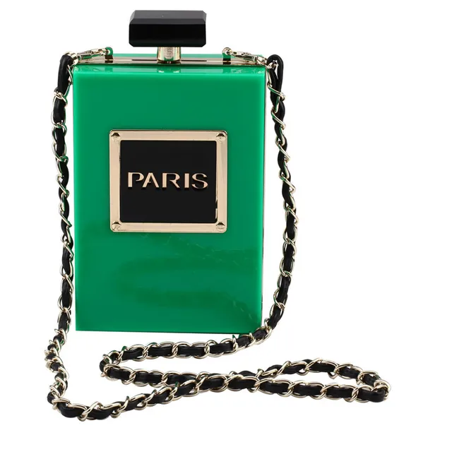 The "Paris Perfume" Bag in Green | Ready to ship