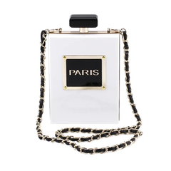 The "Paris Perfume" Bag in White | Ready to Ship — 40% OFF