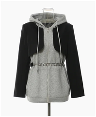 The "Double-Up" Hooded Sweatshirt Blazer | Ready to Ship