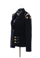 The "Pinned Up" Blazer in Black | Ready to Ship — 40% OFF