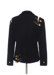 The "Pinned Up" Blazer in Black | Ready to Ship — 40% OFF