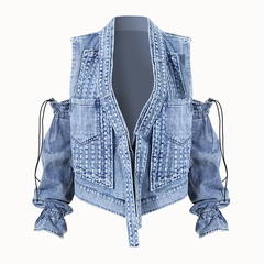 The "Karah" Denim Vest | Ready to Ship — 40% OFF