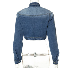 The "Shayla" Cropped Denim Jacket | Ready to Ship — 40% OFF