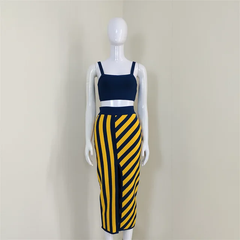 The "Gianna" 2 Piece Bandage Skirt Set | Ready to Ship — 40% OFF