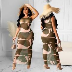 The "Mariah" Mesh Coverup Dress | Ready to Ship — 40% OFF