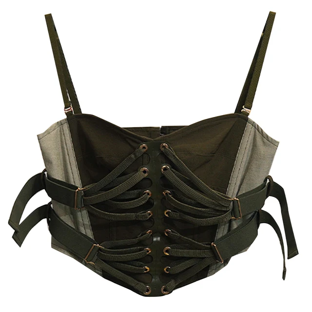 The "Kiki" Corset Top in Olive | Ready to Ship