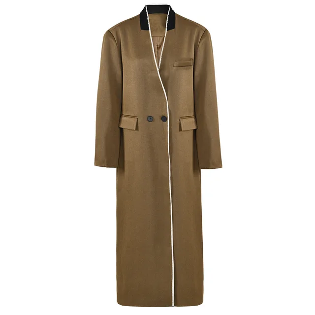 The "Luxe Legacy" Oversized Coat in Camel