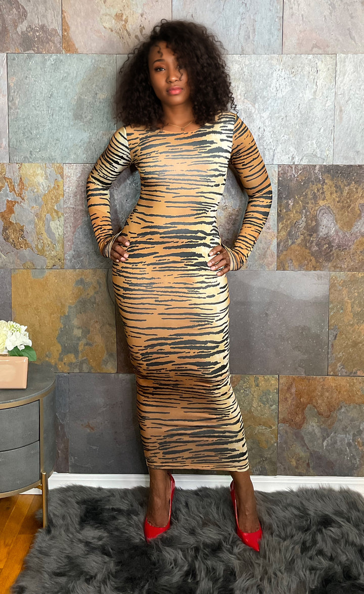 The "Jaelyn" Leopard Bodycon Dress | Ready to Ship