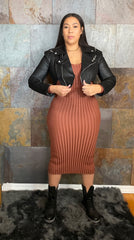 The "Harley" Crop Moto Jacket in Black | Ready to Ship — 40% OFF