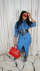 The "Janae" Denim Dress | Ready to Ship — 40% OFF