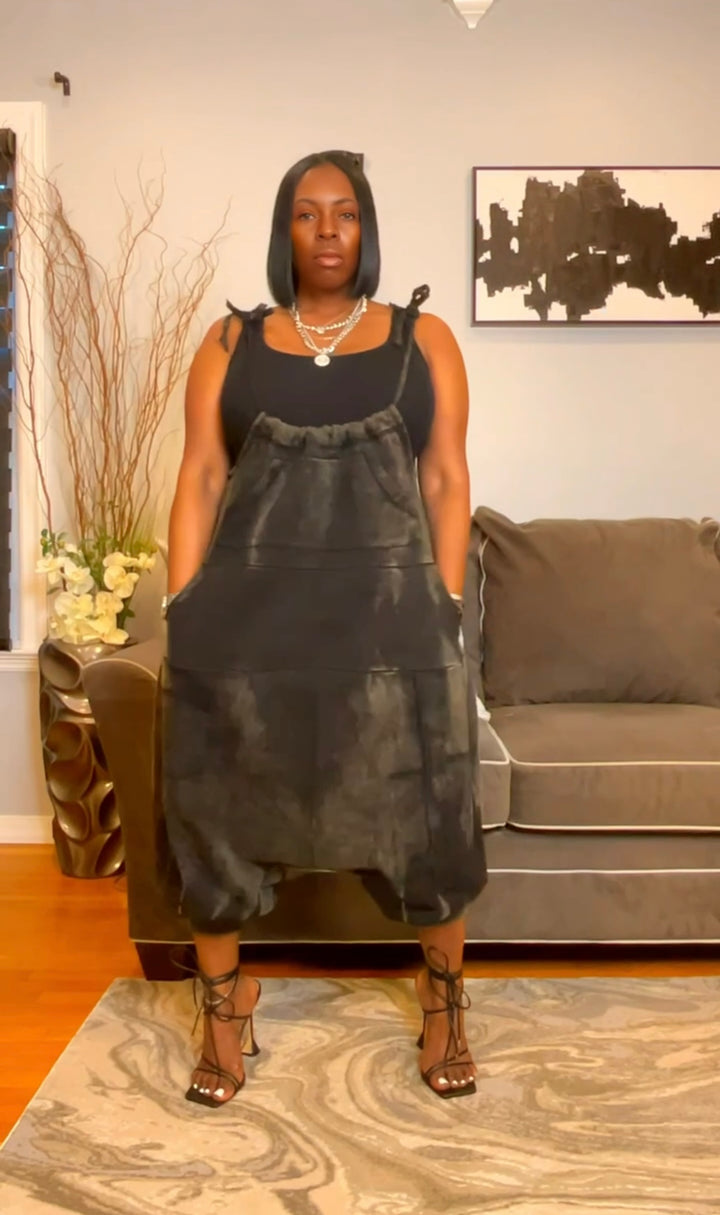 The "Jahzara" Oversized Harem Jumper in Gray