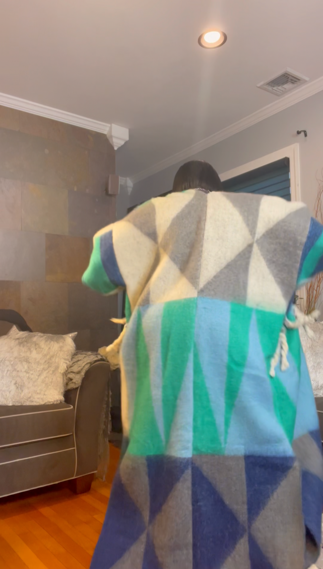 The "Material Girl" Long Kimono Sweater in Multicolor 3 | Ready to ship