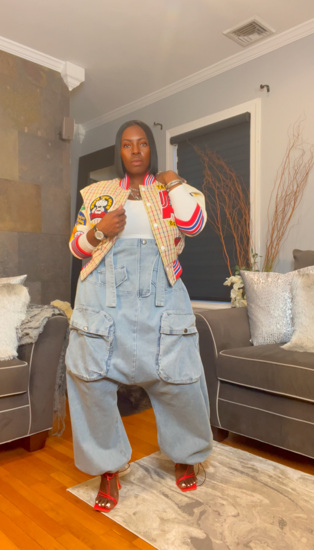 The "Nikki" Oversized Overalls in Light Wash | Last Stock🔥Ships Next Day