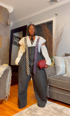 The "Shanice" Oversized Jumper in Blackish Blue | Free Shipping Included