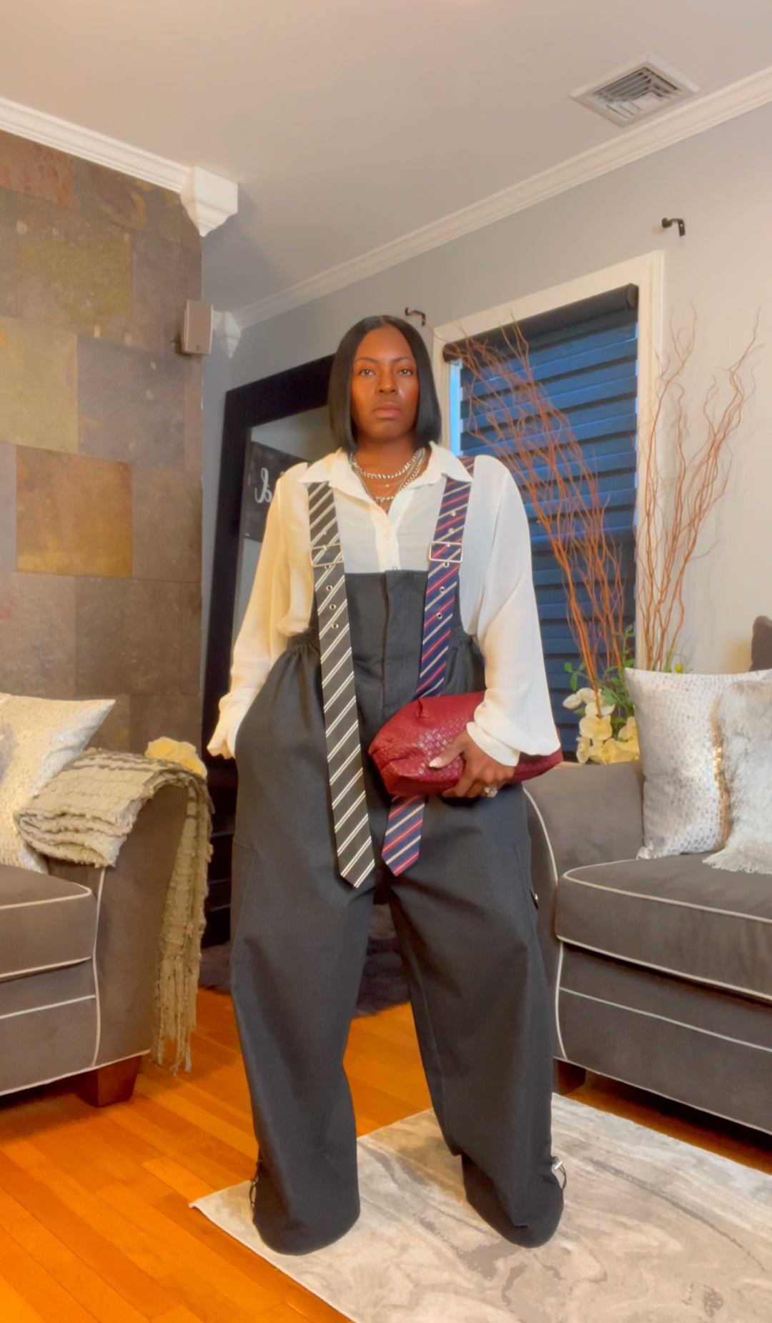 The "Shanice" Oversized Jumper in Blackish Blue | Pre-Order - Ships Between November 30th - December 20th