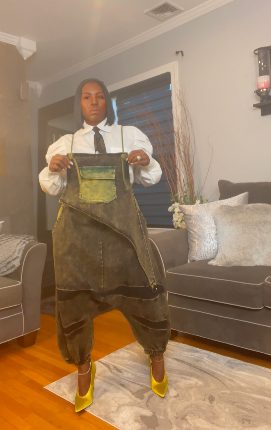 The "Zamirah" Oversized Jumper in Green | Pre-Order - Ships Between January 15th - January 30th