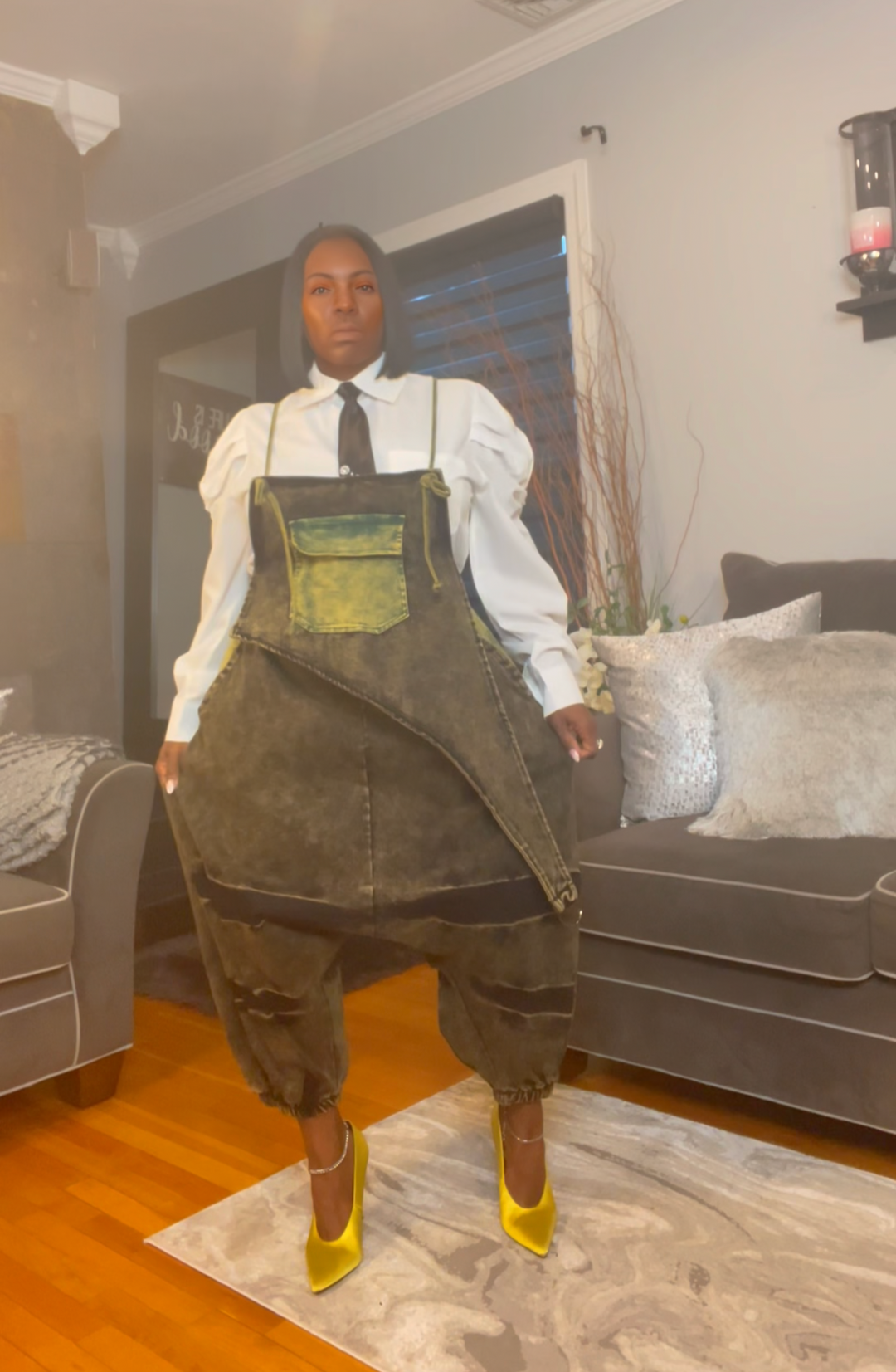 The "Zamirah" Oversized Jumper in Green | Pre-Order - Ships Between January 15th - January 30th