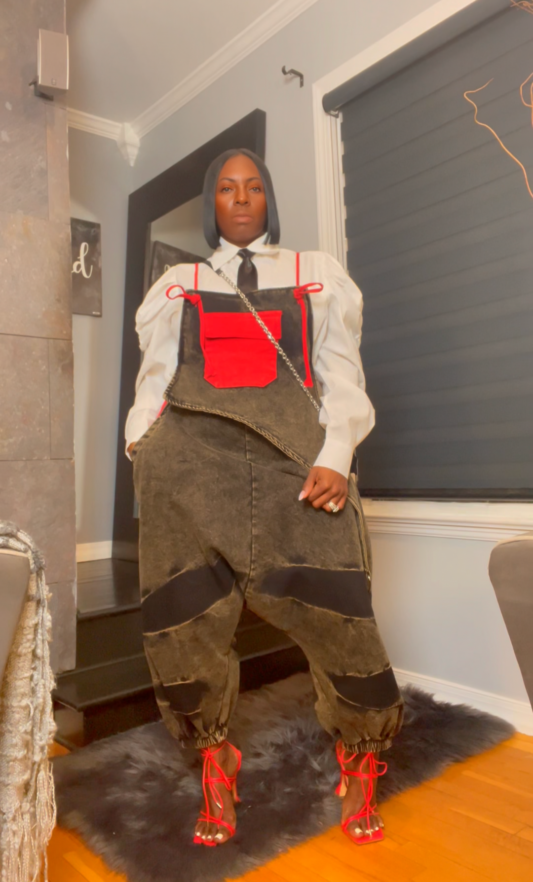 The "Zamirah" Oversized Jumper in Red | Ready to Ship - Limited Stock