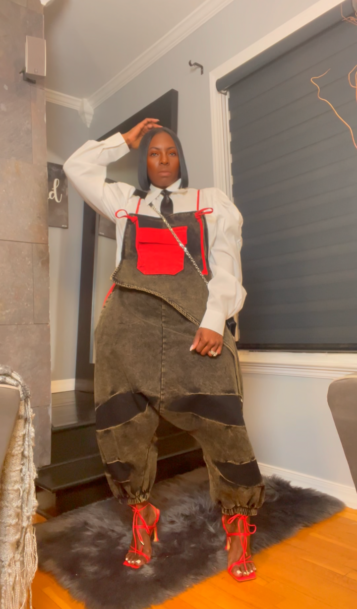 The "Zamirah" Oversized Jumper in Red | Ready to Ship - Limited Stock