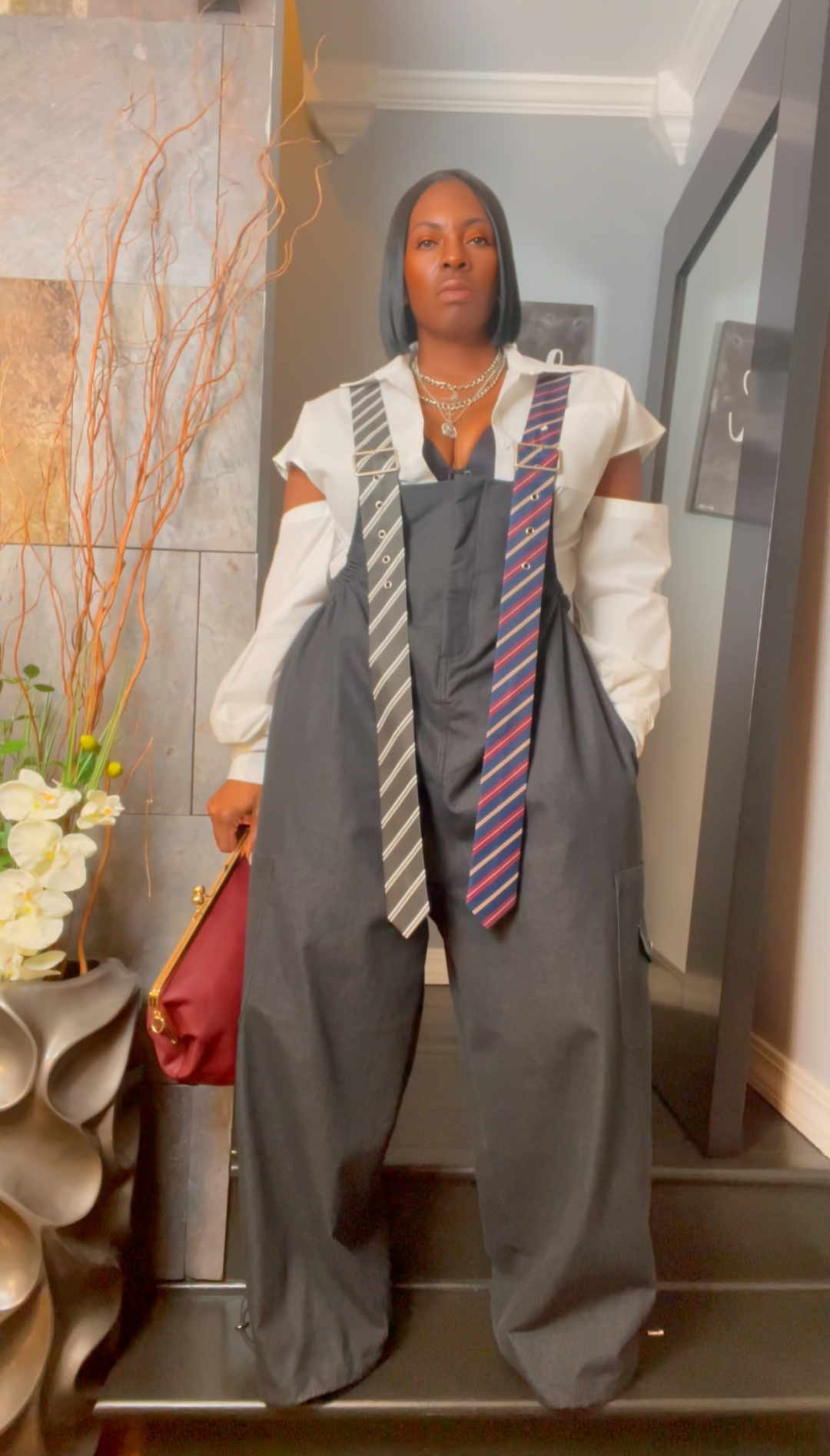 The "Shanice" Oversized Jumper in Blackish Blue | Ships March 27th