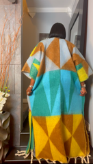 The "Material Girl" Long Kimono Sweater in Multicolor 6 | Pre-Order - Ships Between June 10th and June 15th