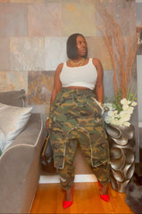 The "Takara" Camo Cropped Pants |   Pre-Order - Ships Between August 10th and August 20th