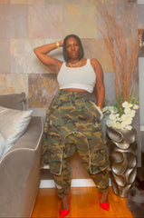 The "Takara" Camo Cropped Pants |   Pre-Order - Ships Between August 10th and August 20th