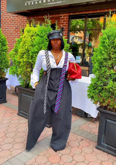 The "Shanice" Oversized Jumper in Blackish Blue | Free Shipping Included