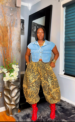 The "Payton" Harem Capri Jogger in Leopard | Pre-Order - Ships Between September 10th and September 15th